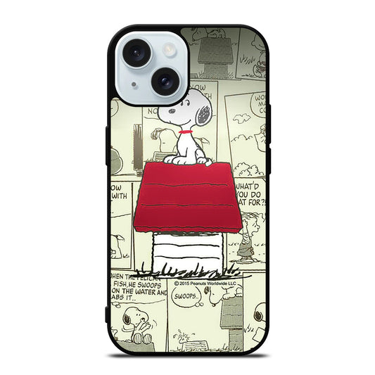 SNOOPY DOG COMIC iPhone 15 Case Cover