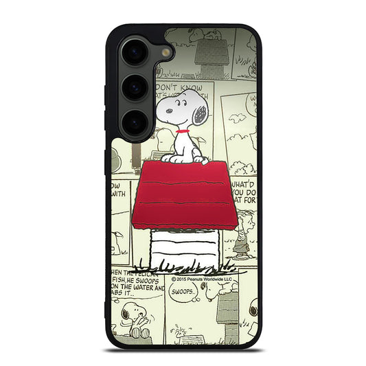 SNOOPY DOG COMIC Samsung Galaxy S23 Plus Case Cover