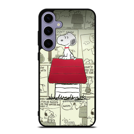 SNOOPY DOG COMIC Samsung Galaxy S24 Plus Case Cover