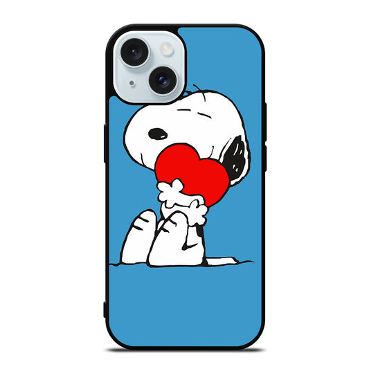 SNOOPY DOG POCKET LOVE iPhone 15 Case Cover