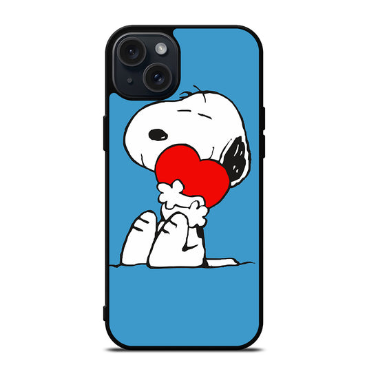 SNOOPY DOG POCKET LOVE iPhone 15 Plus Case Cover