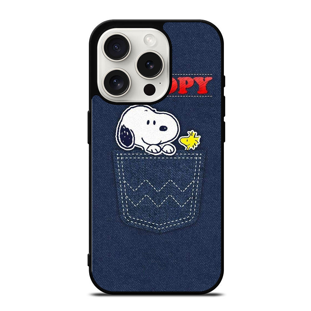 SNOOPY DOG POCKET iPhone 15 Pro Case Cover