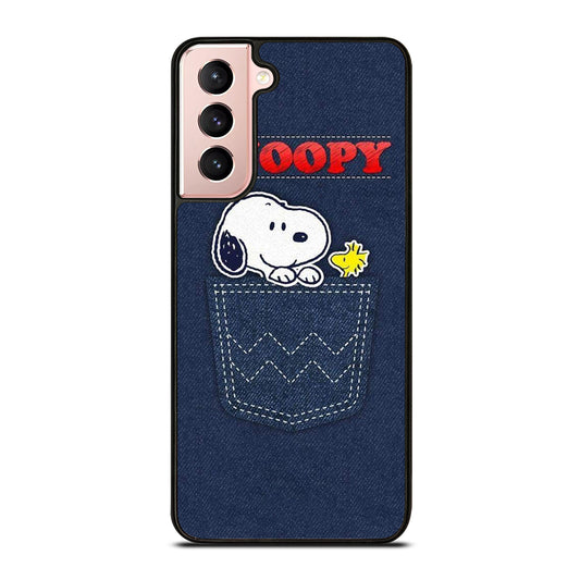 SNOOPY DOG POCKET Samsung Galaxy S21 Case Cover