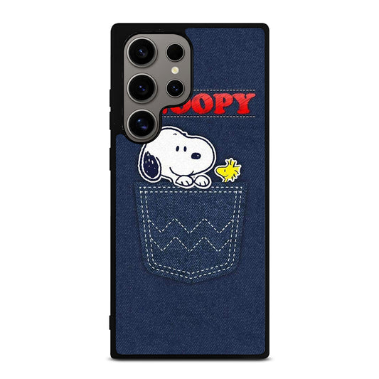 SNOOPY DOG POCKET Samsung Galaxy S24 Ultra Case Cover