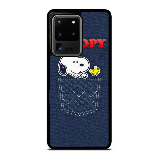 SNOOPY DOG POCKET Samsung Galaxy S20 Ultra Case Cover