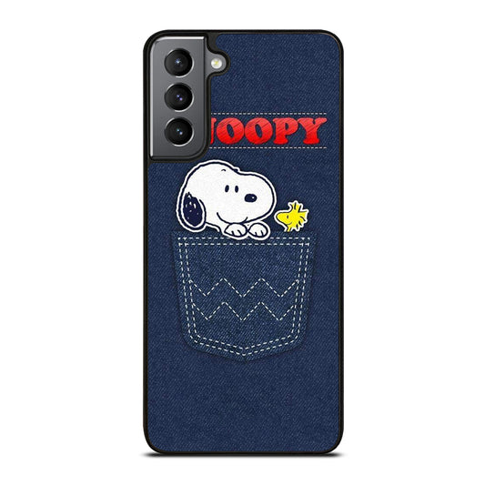 SNOOPY DOG POCKET Samsung Galaxy S21 Plus Case Cover