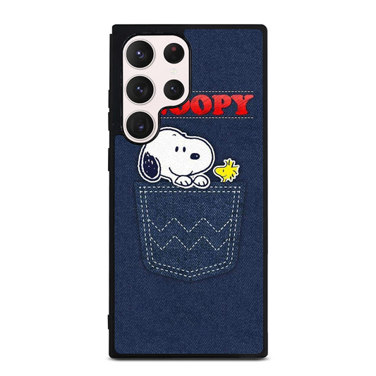 SNOOPY DOG POCKET Samsung Galaxy S23 Ultra Case Cover