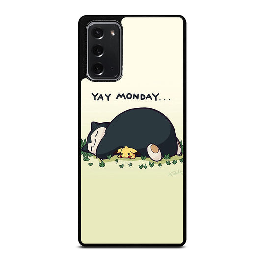 SNORLAX AND PIKACHU POKEMON Samsung Galaxy Note 20 Case Cover