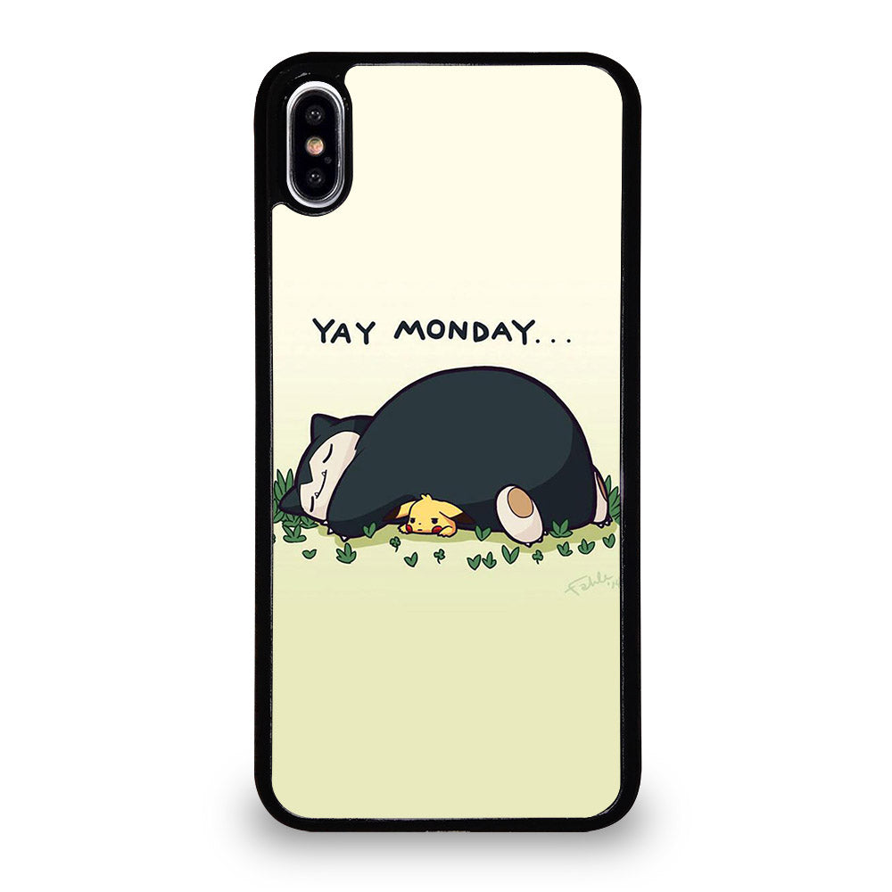 SNORLAX AND PIKACHU POKEMON iPhone XS Max Case Cover