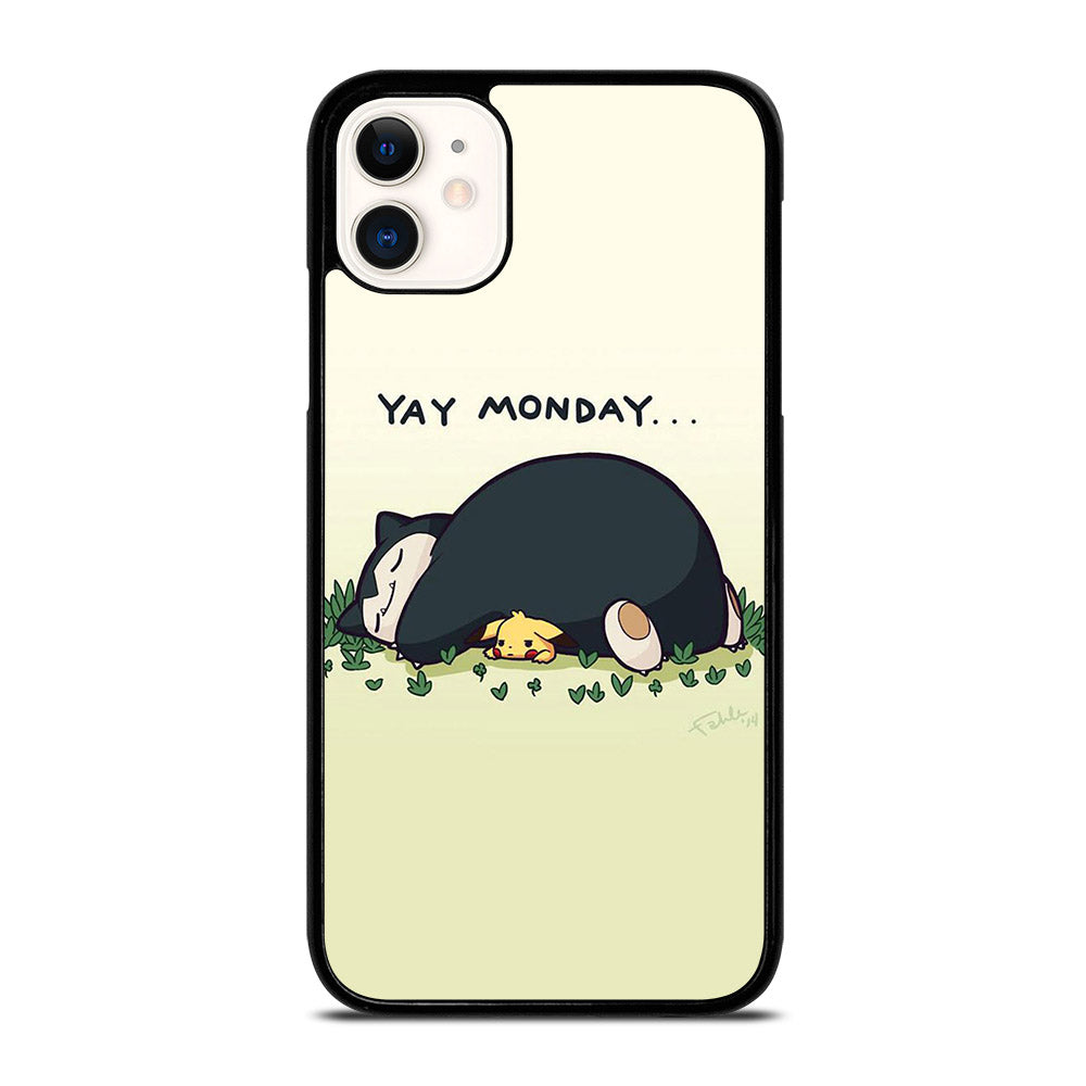 SNORLAX AND PIKACHU POKEMON iPhone 11 Case Cover