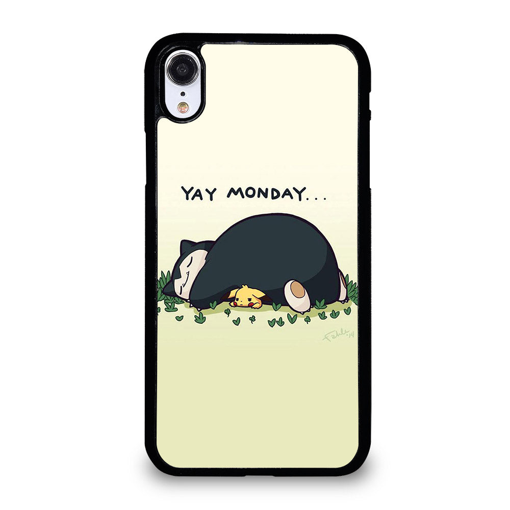 SNORLAX AND PIKACHU POKEMON iPhone XR Case Cover