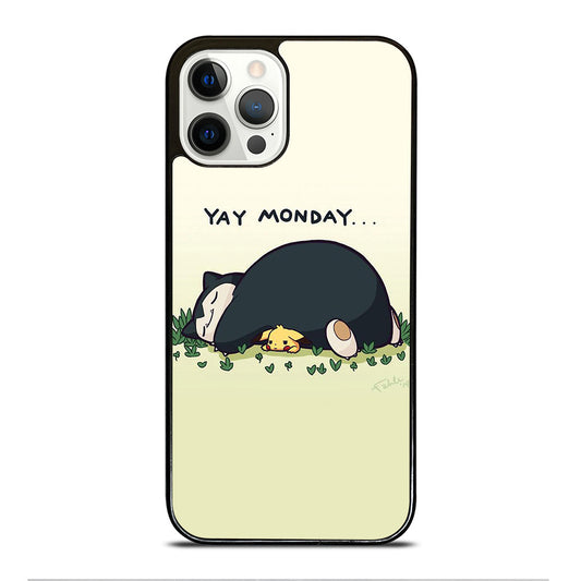 SNORLAX AND PIKACHU POKEMON iPhone 12 Pro Case Cover