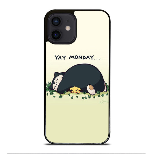 SNORLAX AND PIKACHU POKEMON iPhone 12 Mini Case Cover
