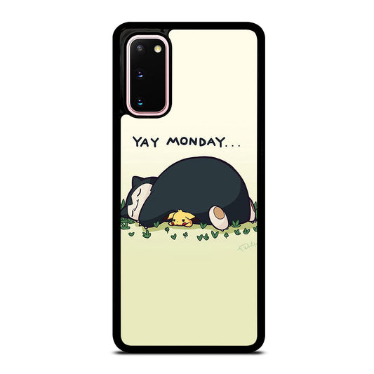 SNORLAX AND PIKACHU POKEMON Samsung Galaxy S20 Case Cover