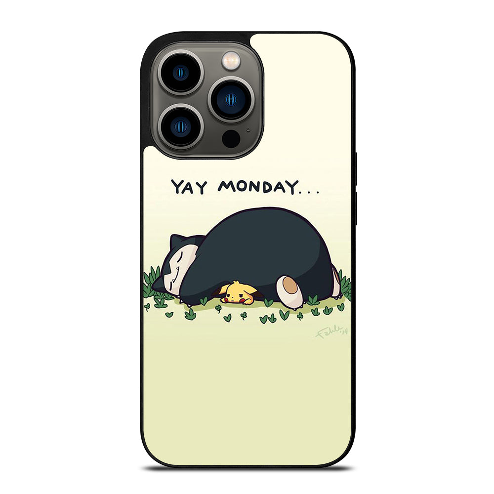 SNORLAX AND PIKACHU POKEMON iPhone 13 Pro Case Cover