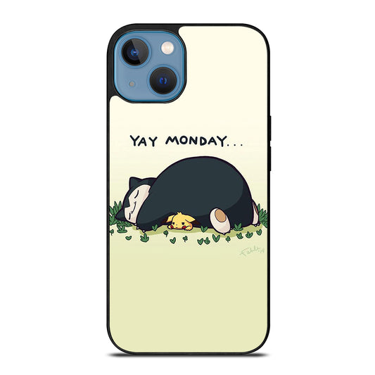 SNORLAX AND PIKACHU POKEMON iPhone 13 Case Cover