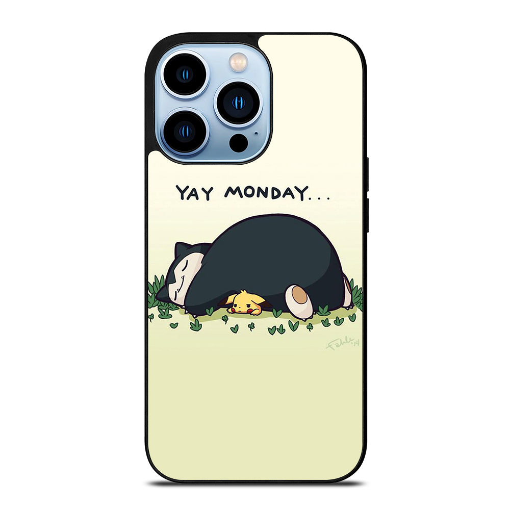 SNORLAX AND PIKACHU POKEMON iPhone 13 Pro Max Case Cover