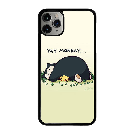 SNORLAX AND PIKACHU POKEMON iPhone 11 Pro Max Case Cover