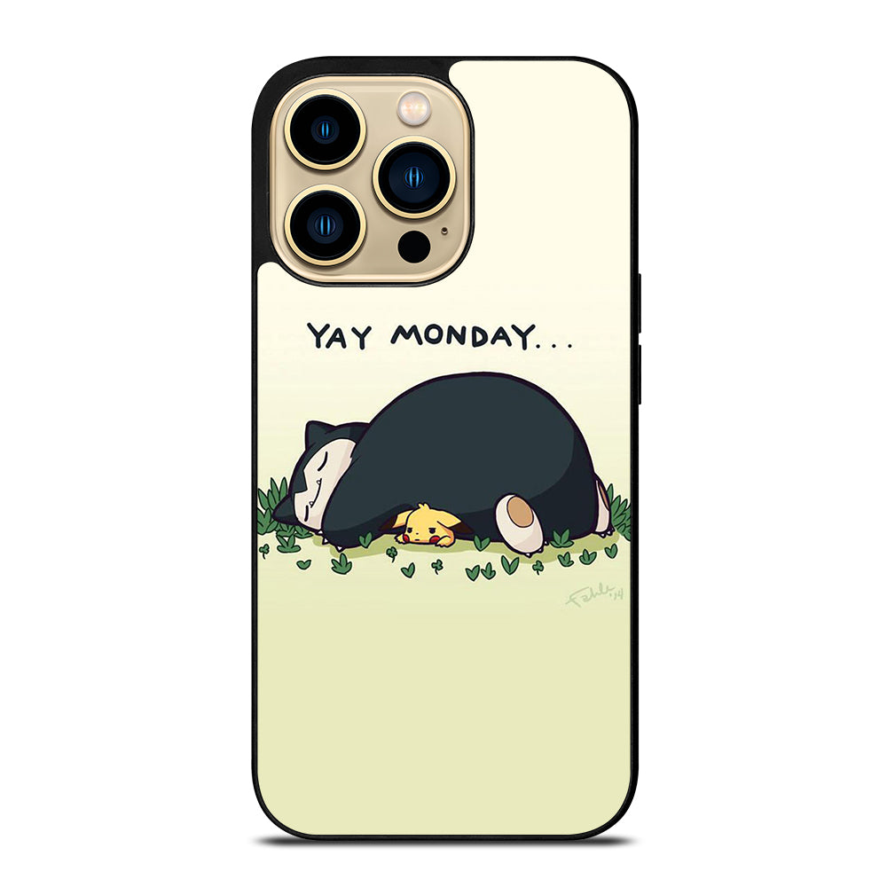 SNORLAX AND PIKACHU POKEMON iPhone 14 Pro Max Case Cover
