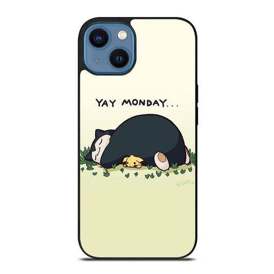 SNORLAX AND PIKACHU POKEMON iPhone 14 Case Cover