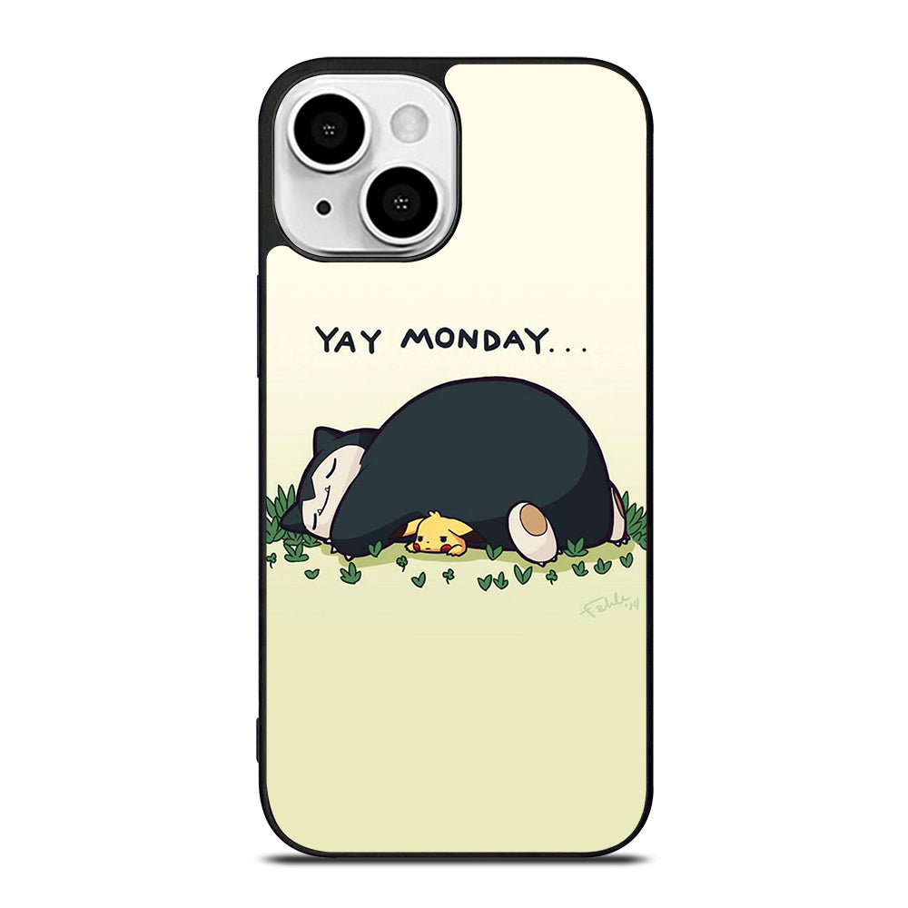 SNORLAX AND PIKACHU POKEMON iPhone 13 Mini Case Cover