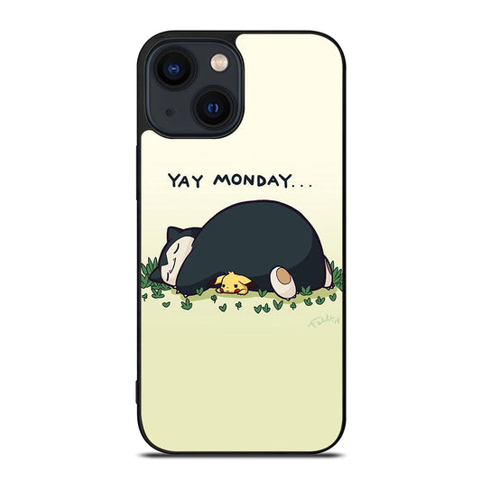 SNORLAX AND PIKACHU POKEMON iPhone 14 Plus Case Cover