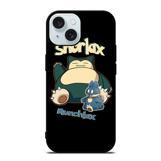 SNORLAX POKEMON CUTE iPhone 15 Case Cover