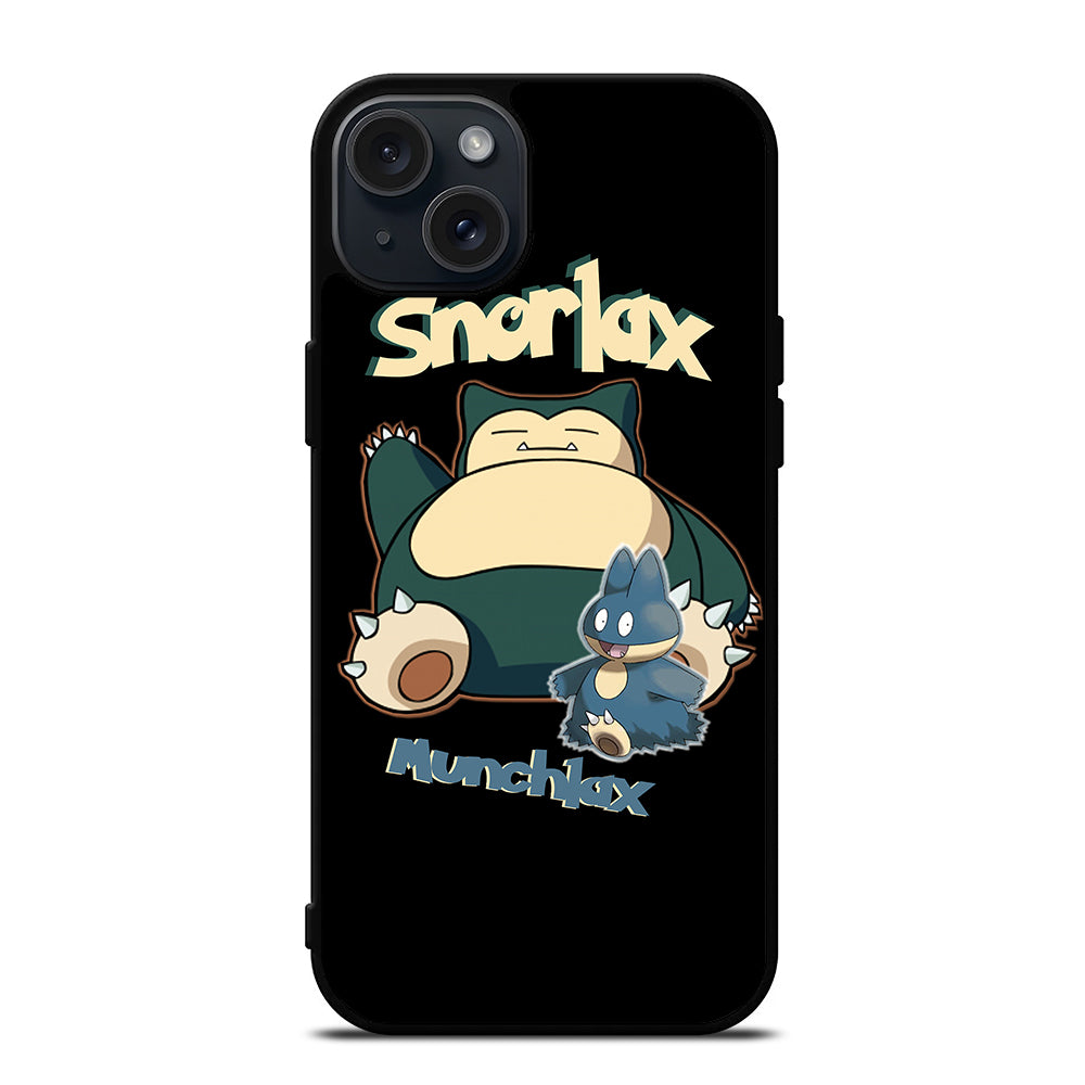 SNORLAX POKEMON CUTE iPhone 15 Plus Case Cover