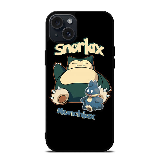 SNORLAX POKEMON CUTE iPhone 15 Plus Case Cover