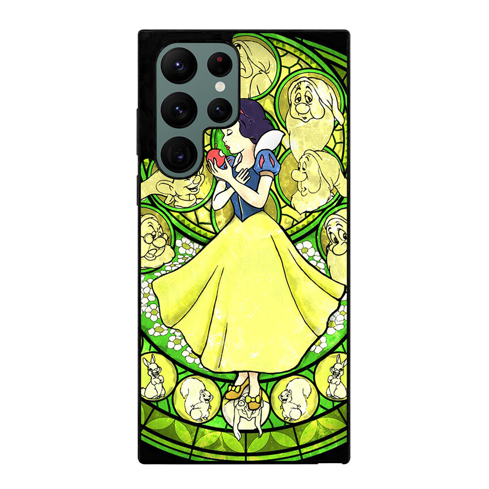 SNOW WHITE DISNEY STAINED GLASS Samsung Galaxy S22 Ultra Case Cover
