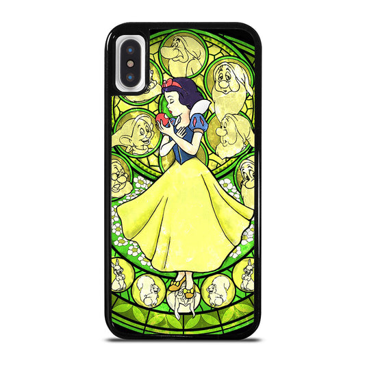 SNOW WHITE DISNEY STAINED GLASS iPhone X / XS Case Cover