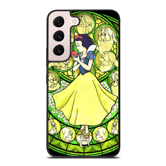 SNOW WHITE DISNEY STAINED GLASS Samsung Galaxy S22 Plus Case Cover