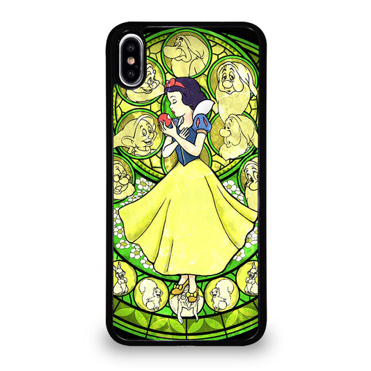SNOW WHITE DISNEY STAINED GLASS iPhone XS Max Case Cover