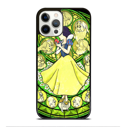 SNOW WHITE DISNEY STAINED GLASS iPhone 12 Pro Case Cover