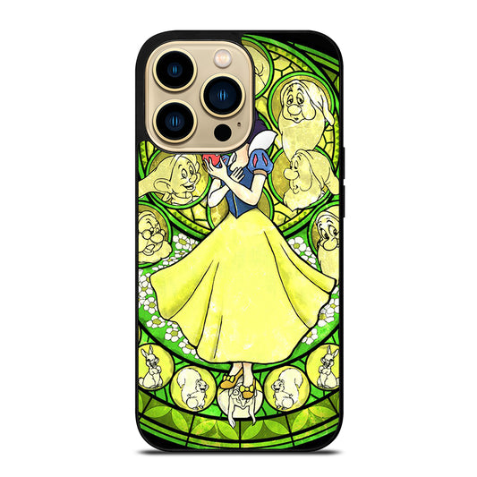 SNOW WHITE DISNEY STAINED GLASS iPhone 14 Pro Max Case Cover