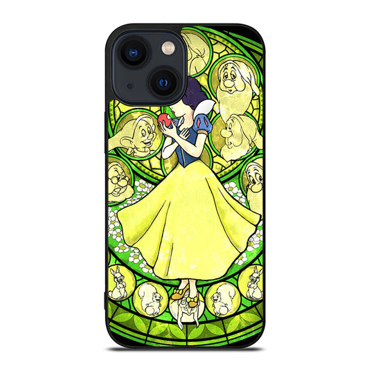 SNOW WHITE DISNEY STAINED GLASS iPhone 14 Plus Case Cover