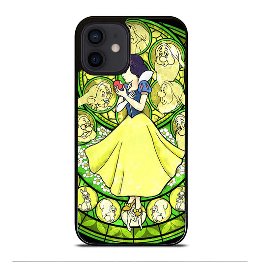 SNOW WHITE DISNEY STAINED GLASS iPhone 12 Mini Case Cover
