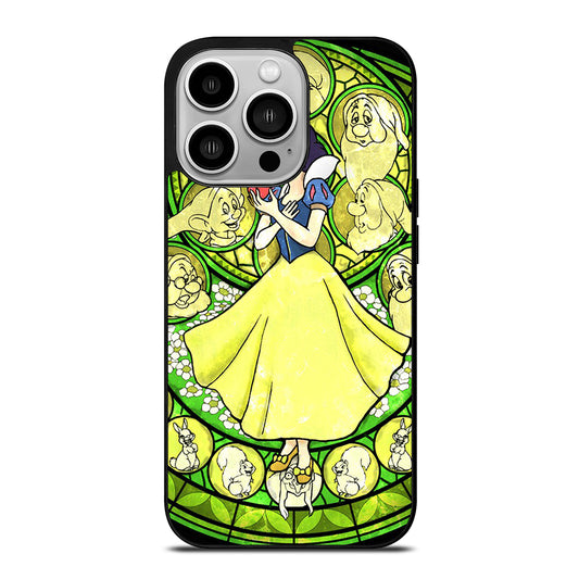 SNOW WHITE DISNEY STAINED GLASS iPhone 14 Pro Case Cover