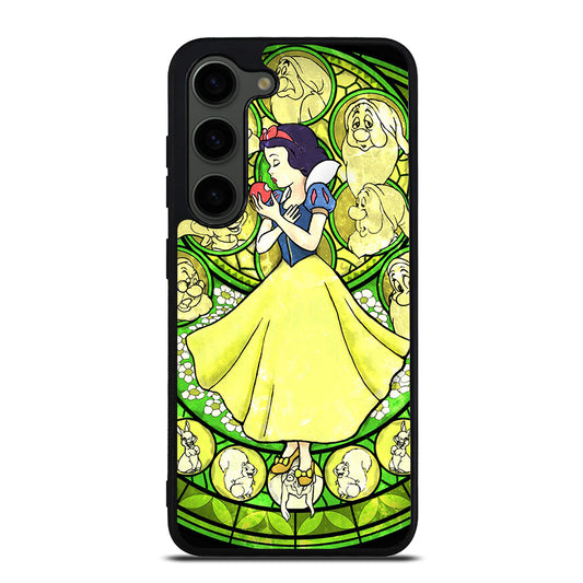 SNOW WHITE DISNEY STAINED GLASS Samsung Galaxy S23 Plus Case Cover