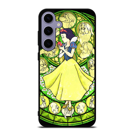 SNOW WHITE DISNEY STAINED GLASS Samsung Galaxy S24 Plus Case Cover