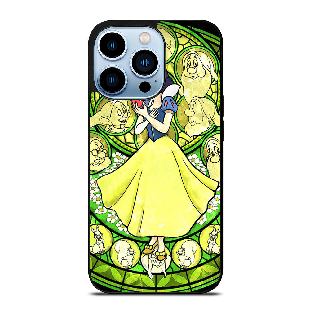 SNOW WHITE DISNEY STAINED GLASS iPhone 13 Pro Max Case Cover