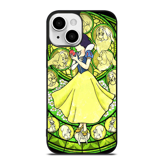 SNOW WHITE DISNEY STAINED GLASS iPhone 13 Mini Case Cover