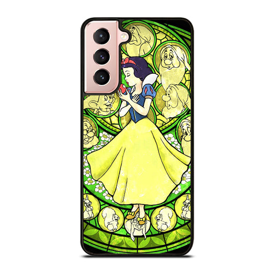 SNOW WHITE DISNEY STAINED GLASS Samsung Galaxy S21 Case Cover