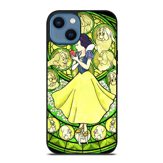 SNOW WHITE DISNEY STAINED GLASS iPhone 14 Case Cover