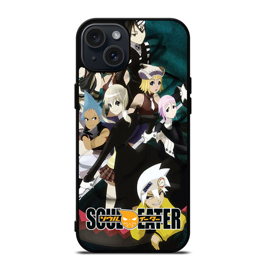 SOUL EATER ANIME ALL CHARACTER iPhone 15 Plus Case Cover