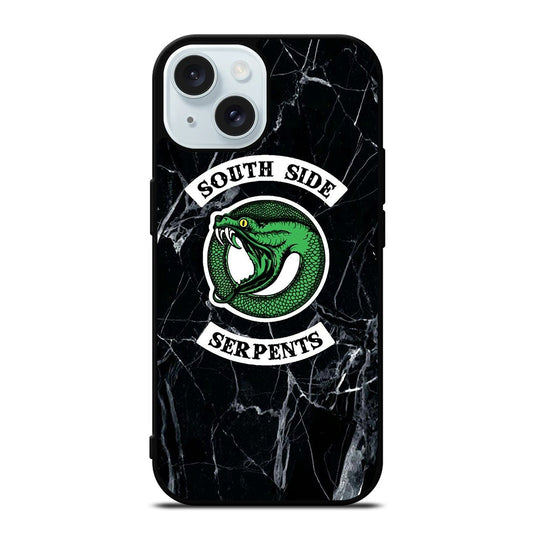 SOUTHSIDE SERPENTS LOGO MARBLE iPhone 15 Case Cover