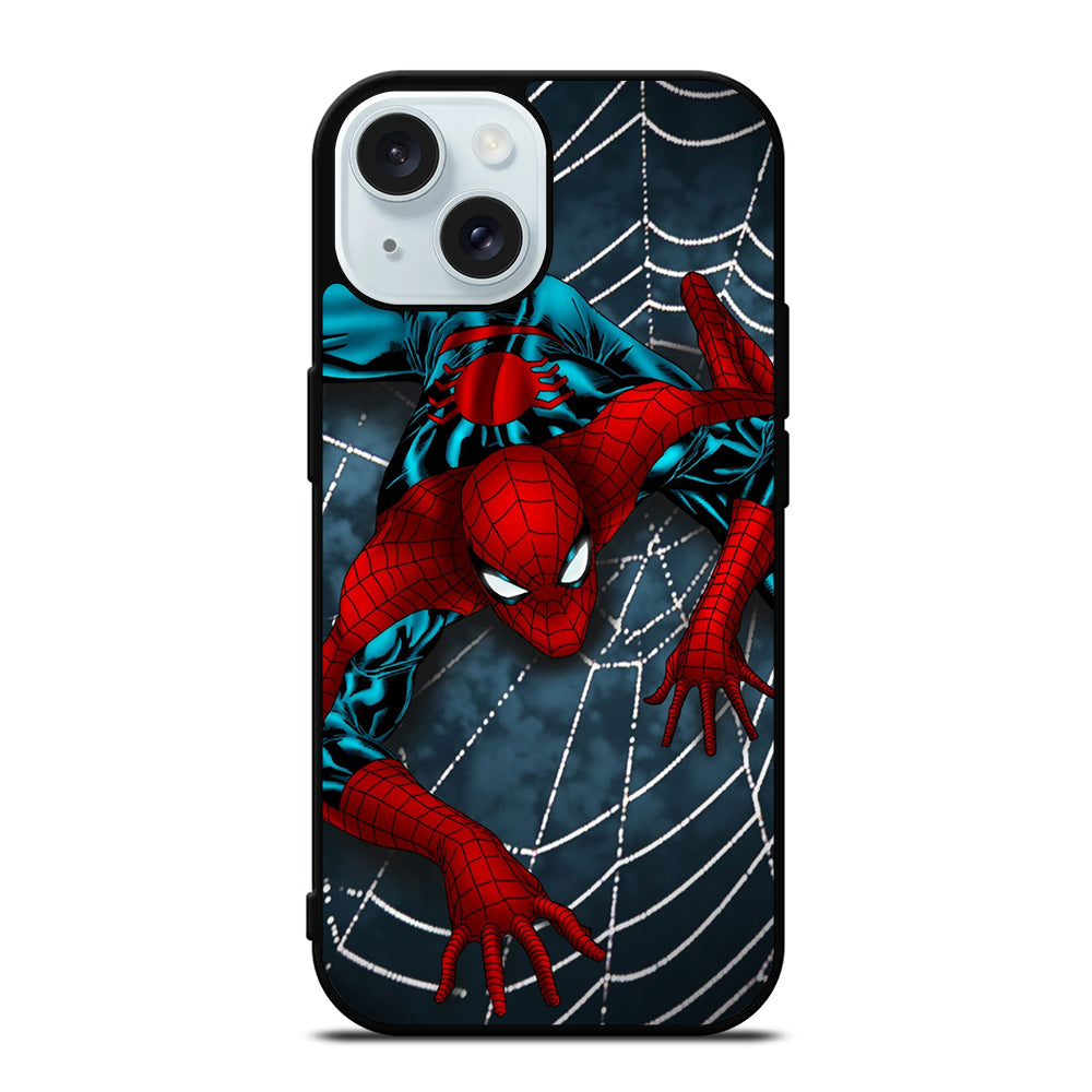 SPIDERMAN CARTOON iPhone 15 Case Cover