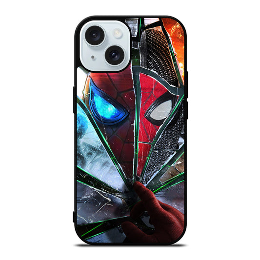 SPIDERMAN MIRROR FACE iPhone 15 Case Cover