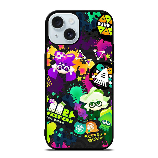 SPLATOON ART iPhone 15 Case Cover