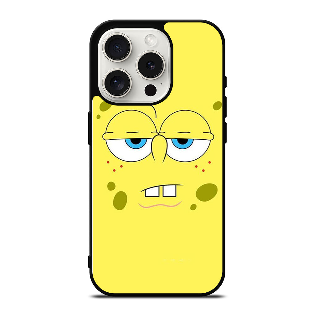 SPONGEBOB SQUAREPANTS YELLOW FACE iPhone 15 Pro Case Cover